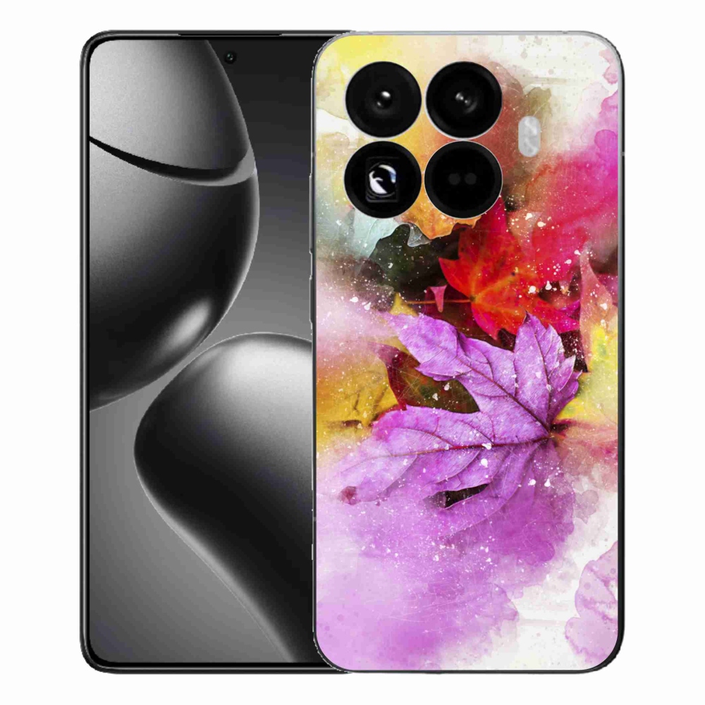 Gelový kryt mmCase na Xiaomi 15T Pro - barevné listy