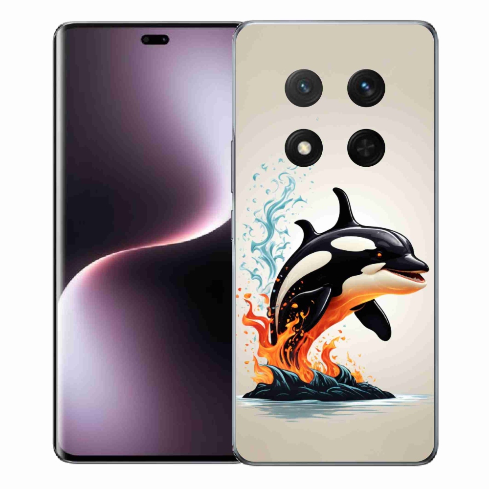 Gelový kryt mmCase na Honor Magic 7 Lite 5G - kosatka