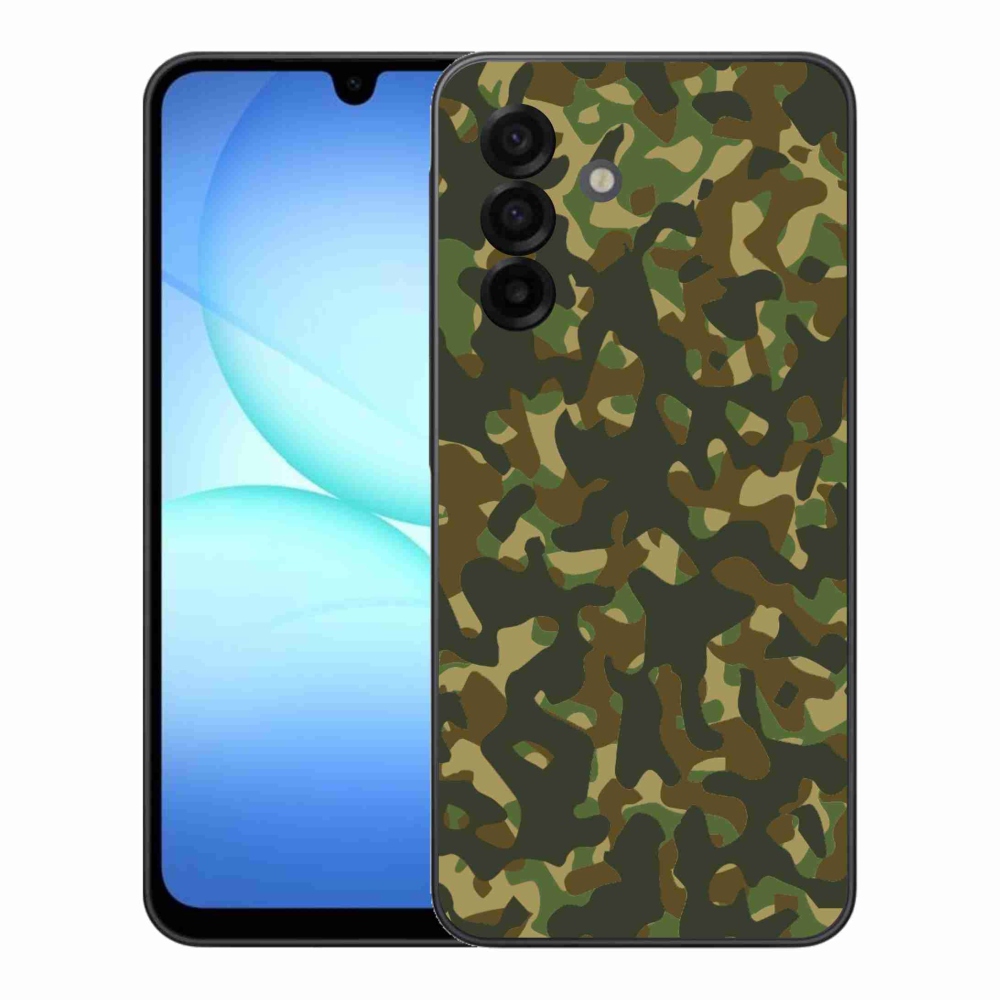 Gelový kryt mmCase na Samsung Galaxy A17 5G - maskáčový vzor 1