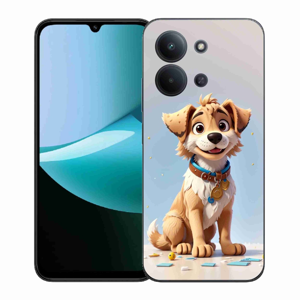 Gelový kryt mmCase na Xiaomi Redmi 15C 4G (171mm)/Poco C85 4G (171mm) - kreslené štěně