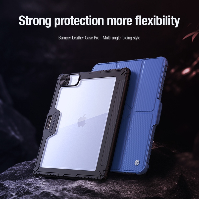 Nillkin Bumper PRO Protective Stand Case Multi-angle pro iPad Pro 13 2024 Black