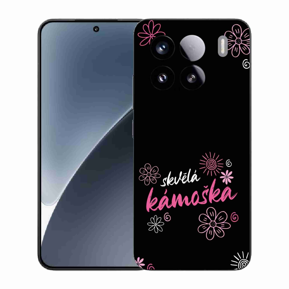 Gelový kryt mmCase na Xiaomi 15 - skvělá kámoška černé pozadí