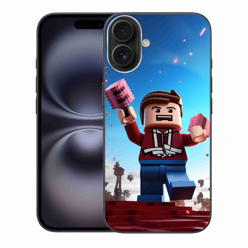 Gelový kryt mmCase na iPhone 16 Plus - roblox 2