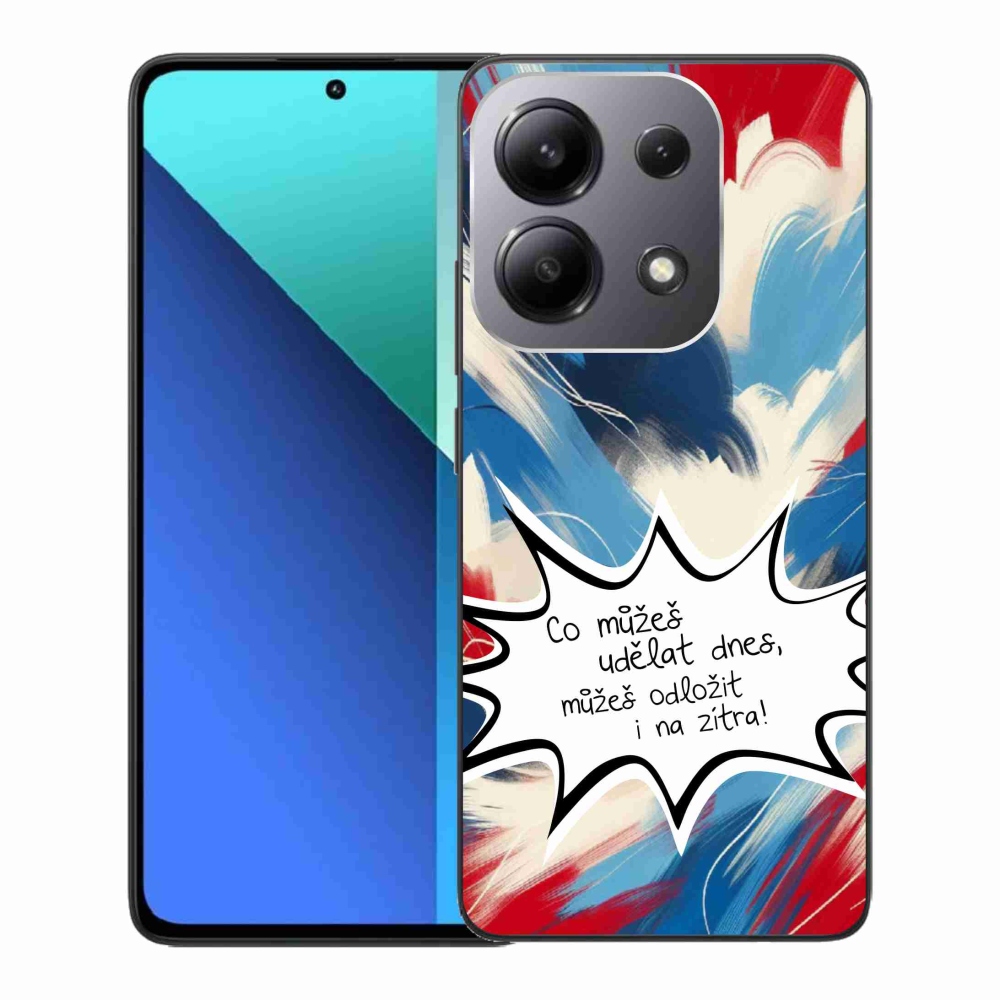 Gelový kryt mmCase na Xiaomi Redmi Note 13 - vtipný text 9 bílé pozadí