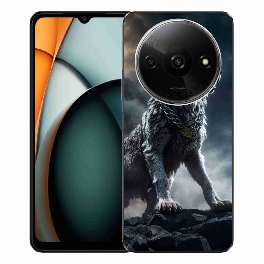 Gelový kryt mmCase na Xiaomi Redmi A3 - vlk 1