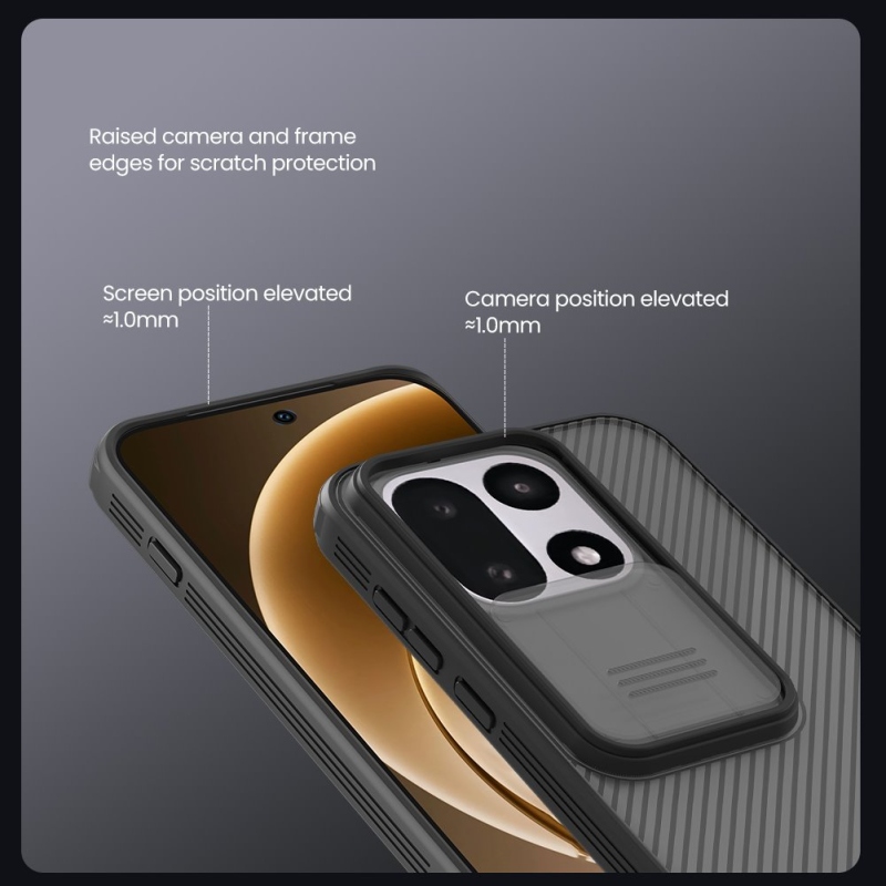 Nillkin CamShield PRO Zadní Kryt pro OnePlus 15 Transparent Black