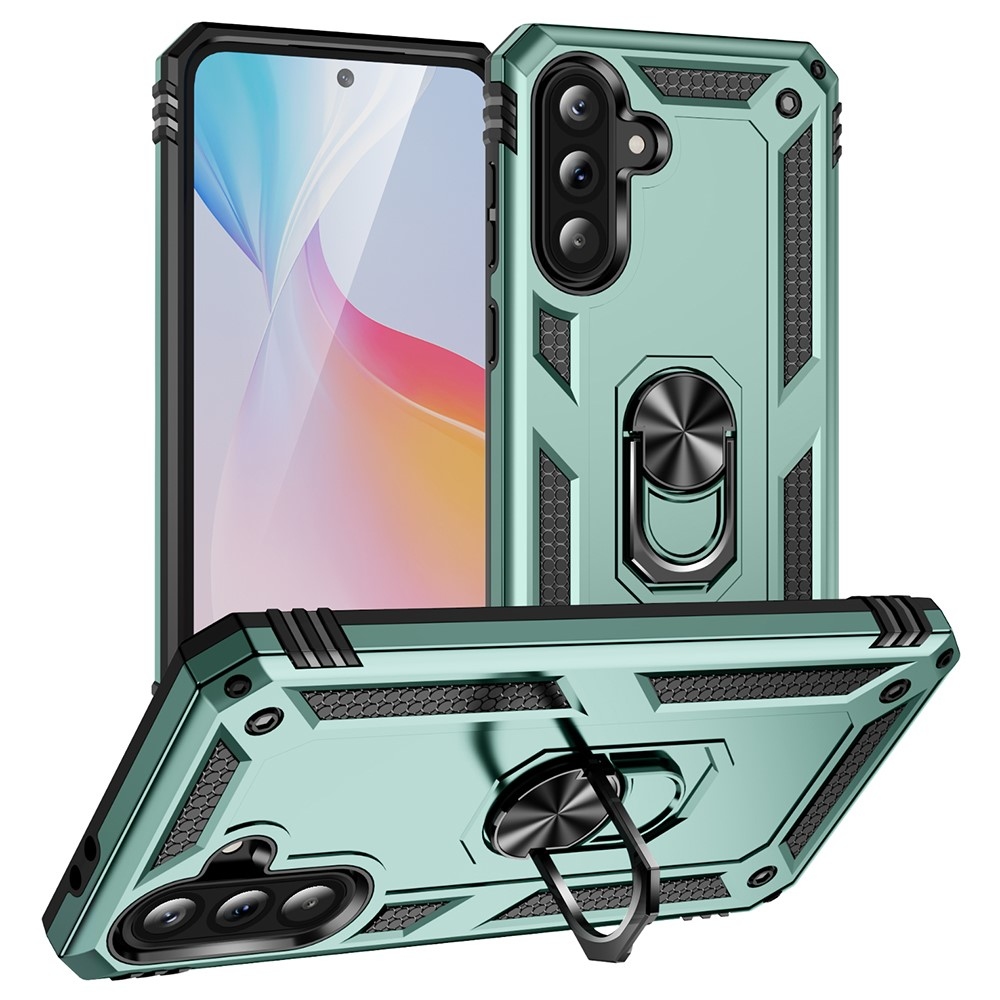 Rings odolný kryt na Samsung Galaxy A56 5G - zelený