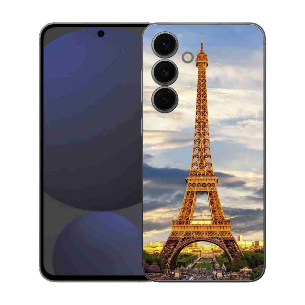 Gelový kryt mmCase na Samsung Galaxy S25 FE - eiffelova věž 3