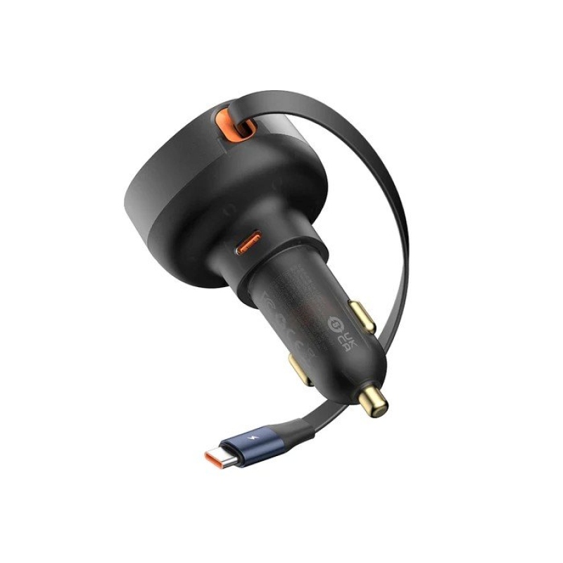 Baseus Enjoyment Pro Nabíječka do Auta USB-C 60W Cluster Black