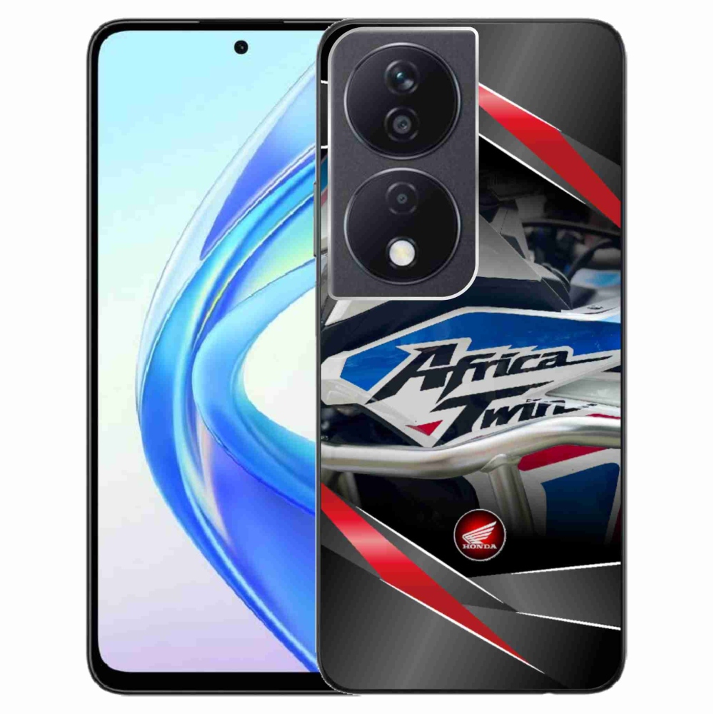 Gelový kryt mmCase na Honor X7b/Honor 90 Smart - motorka honda