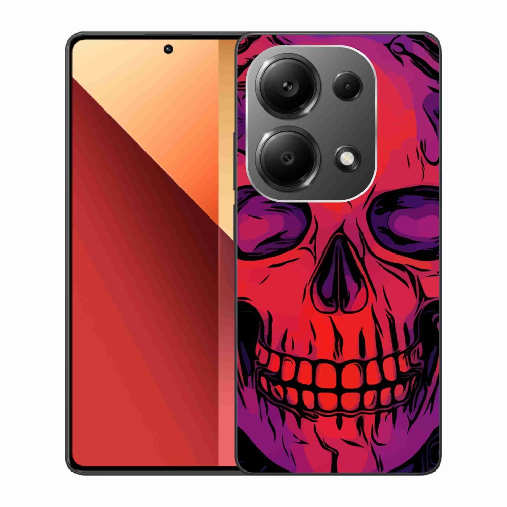 Gelový obal mmCase na Xiaomi Redmi Note 13 Pro 4G/Poco M6 Pro - lebka