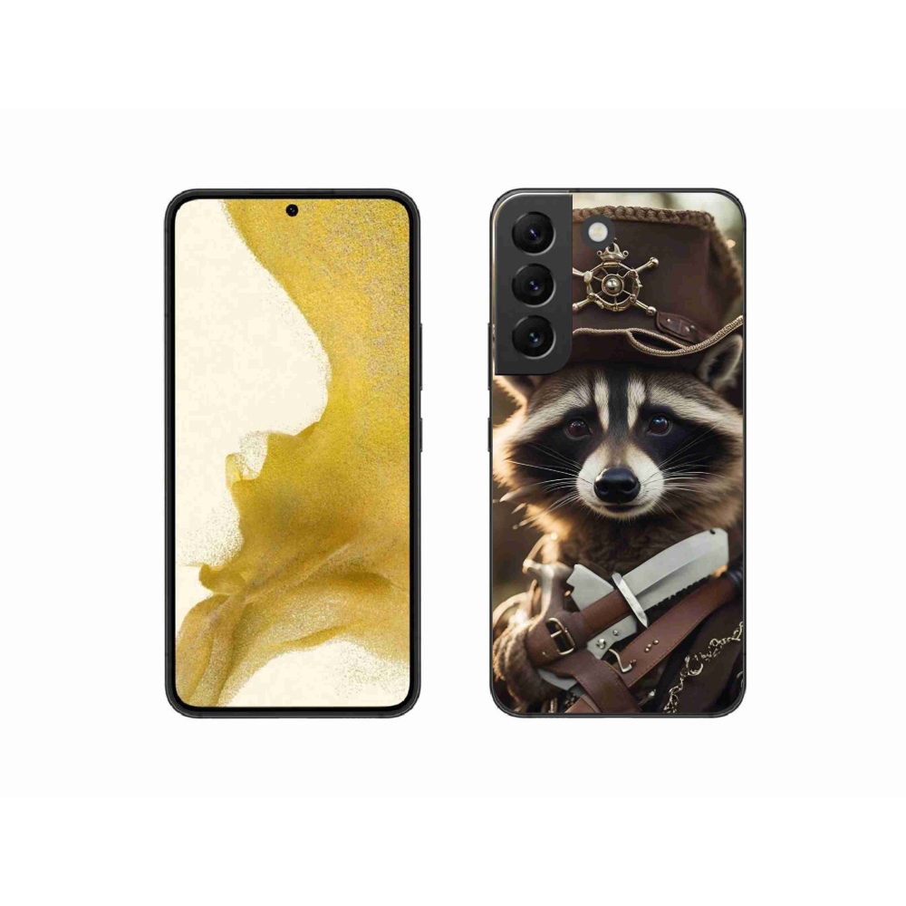 Gelový kryt mmCase na Samsung Galaxy S22 5G - mýval v uniformě