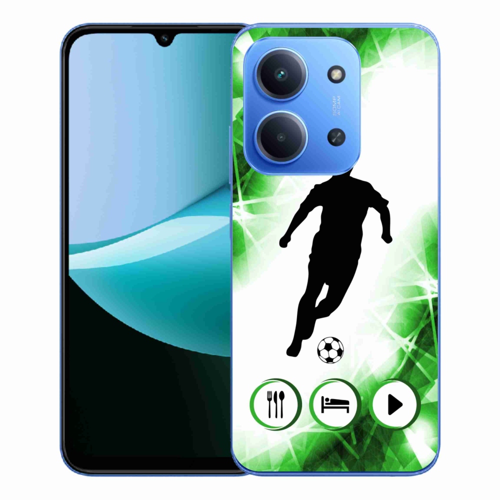 Gelový kryt mmCase na Xiaomi Redmi 15C 4G/5G (173mm) - fotbalista
