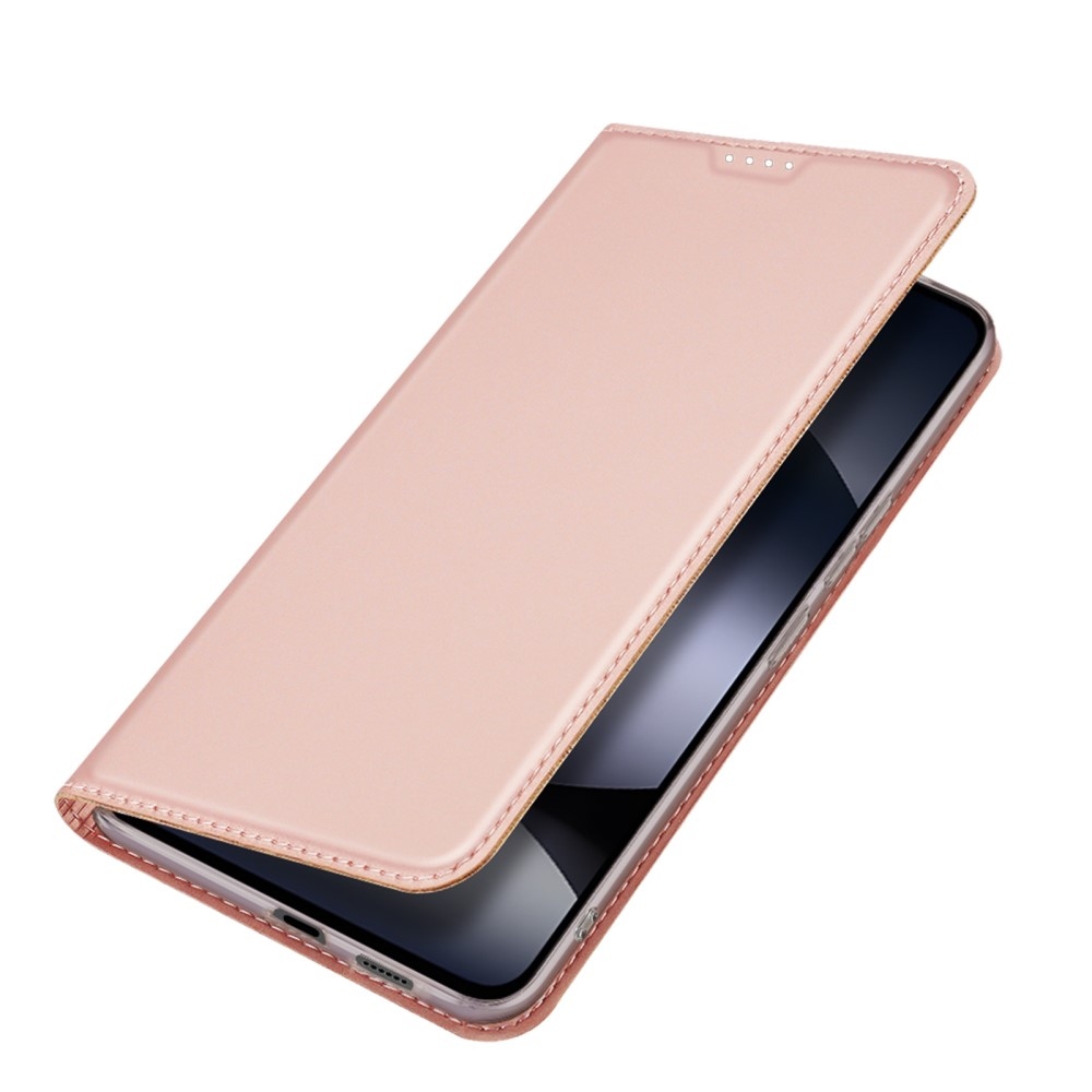 DUX knížkové pouzdro na Xiaomi Redmi Note 14 - růžovozlaté