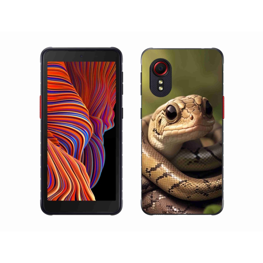 Gelový kryt mmCase na Samsung Galaxy Xcover 5 - had 1