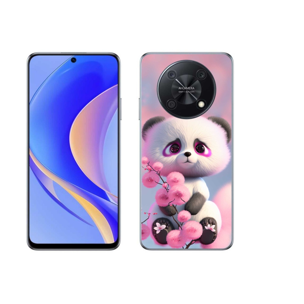 Gelový kryt mmCase na Huawei Nova Y90 - roztomilá panda 1