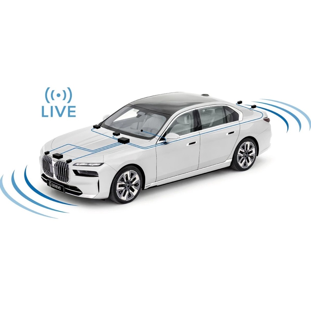 Pevně zabudovaný antiradar Genevo Protector II Live