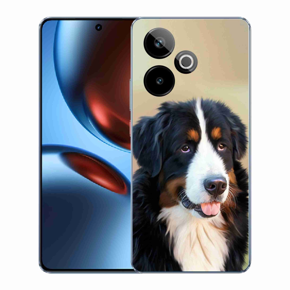 Gelový kryt mmCase na Realme GT 7 5G/GT 7T 5G - bernský salašnický pes