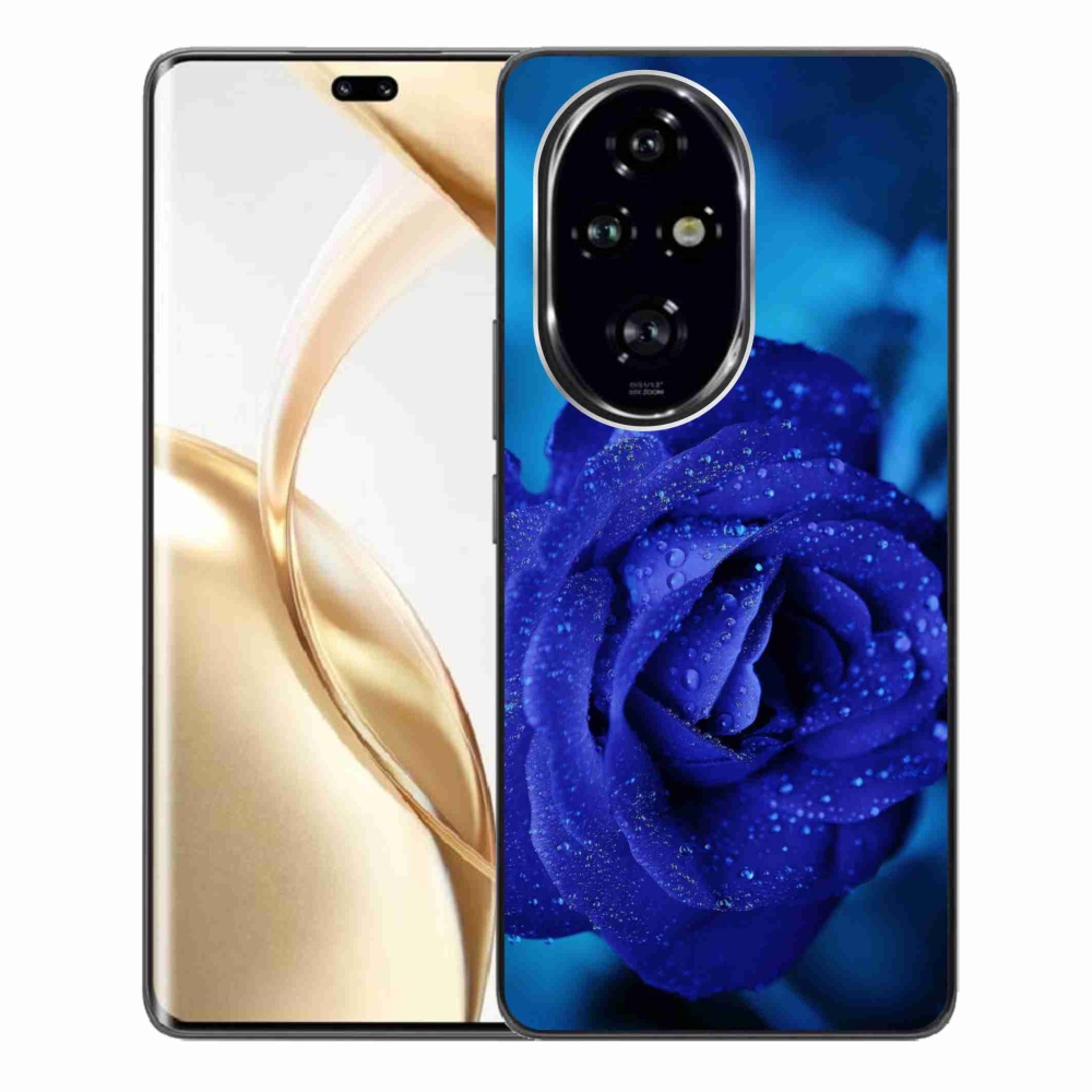 Gelový obal mmCase na Honor 200 Pro 5G - modrá růže