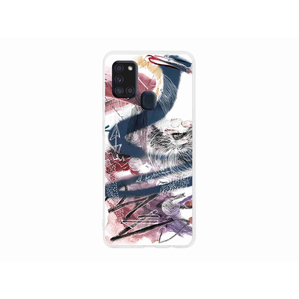 Gelový kryt mmCase na Samsung Galaxy A21s - abstraktní motiv 28