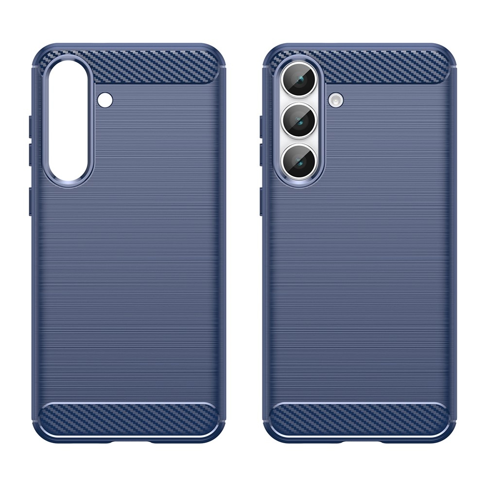 Carbon odolný gelový obal na Samsung Galaxy S25 FE - modrý