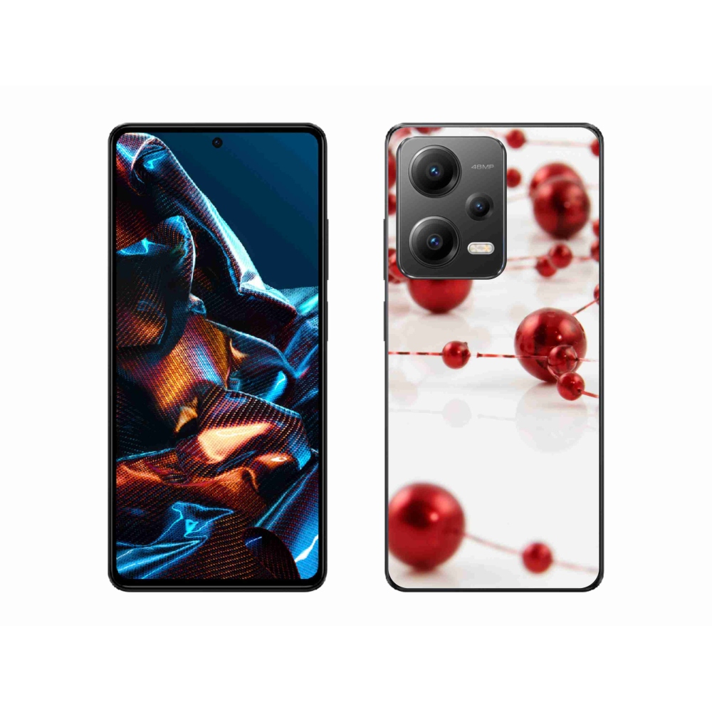 Gelový kryt mmCase na Xiaomi Redmi Note 12 Pro 5G - vánoční řetěz