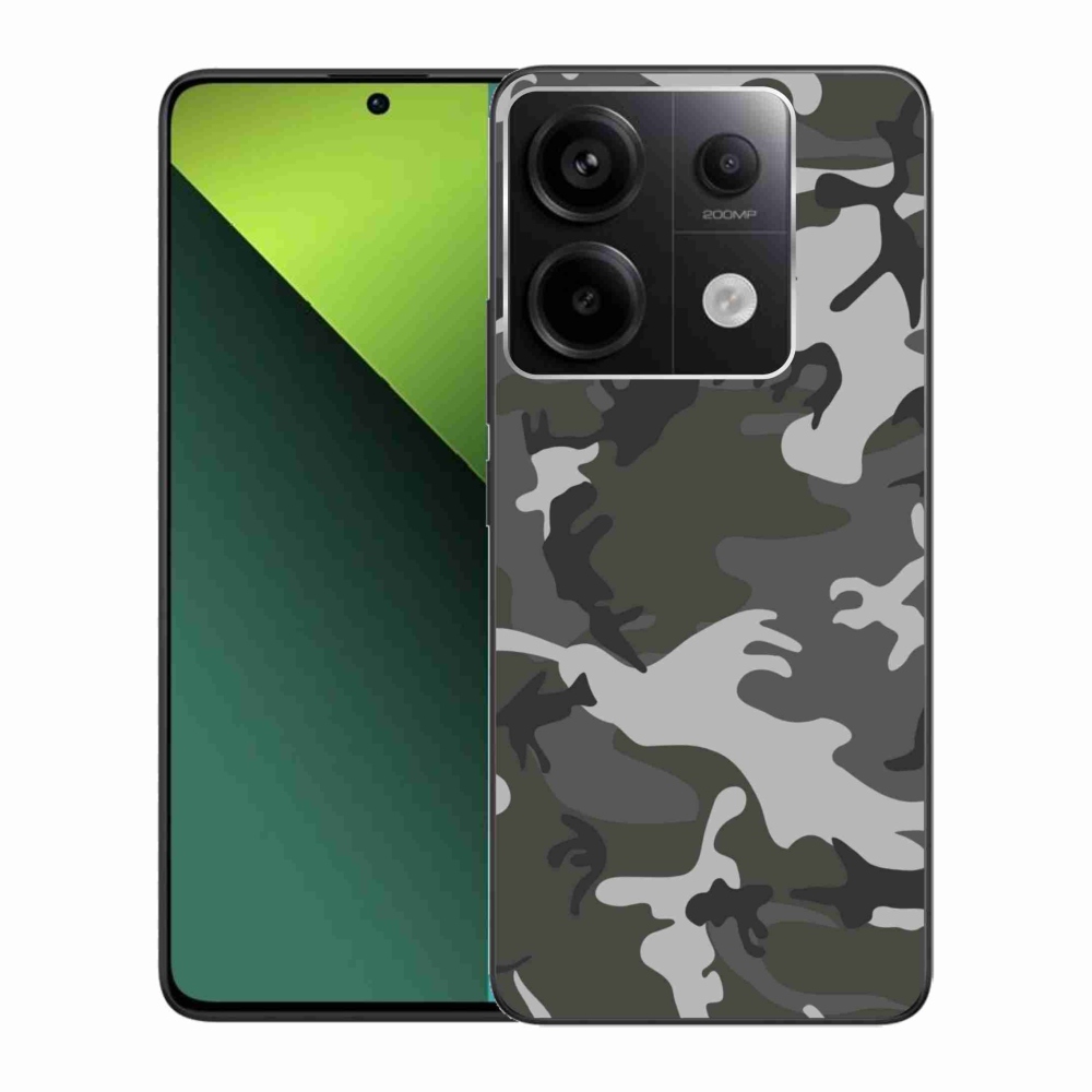 Gelový kryt mmCase na Xiaomi Redmi Note 13 Pro 5G/Poco X6 5G - maskáčový vzor