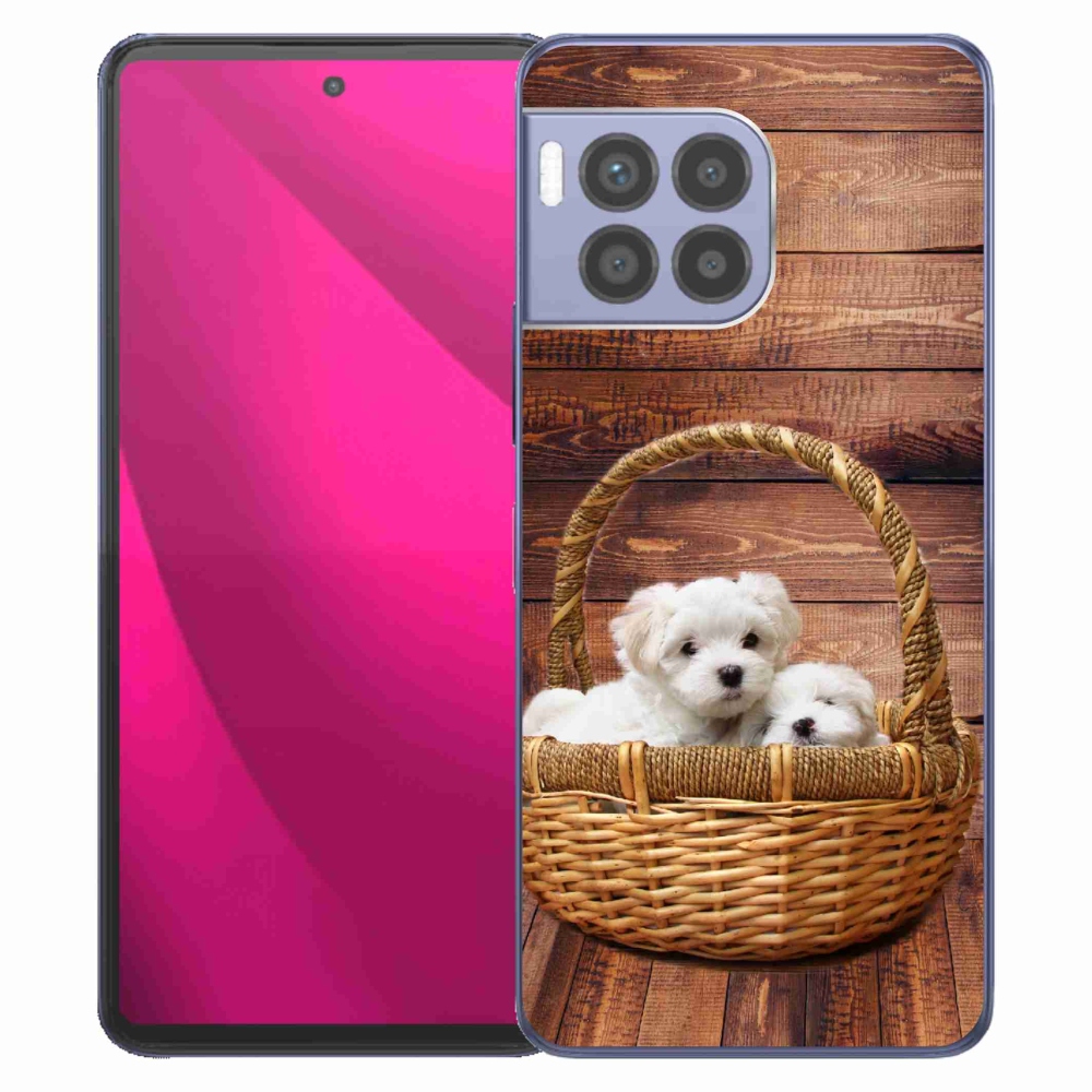 Gelový kryt mmCase na T-Mobile T Phone 2 Pro - štěňátka