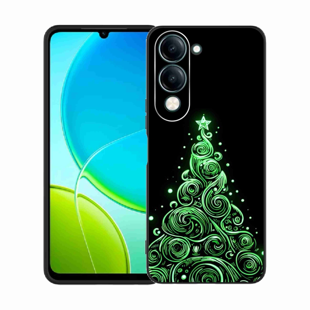 Gelový kryt mmCase na Vivo Y29s 5G - neonový vánoční stromek 3