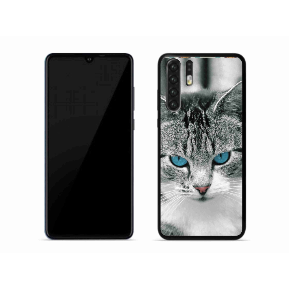 Gelový kryt mmCase na mobil Huawei P30 Pro - kočičí pohled 1