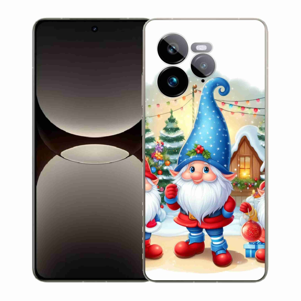 Gelový kryt mmCase na Realme GT 7 Pro 5G - vánoční skřítci