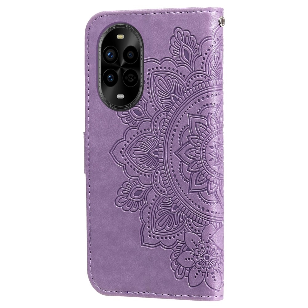 Mandala knížkové pouzdro na Huawei Nova 13 Pro 5G - fialové