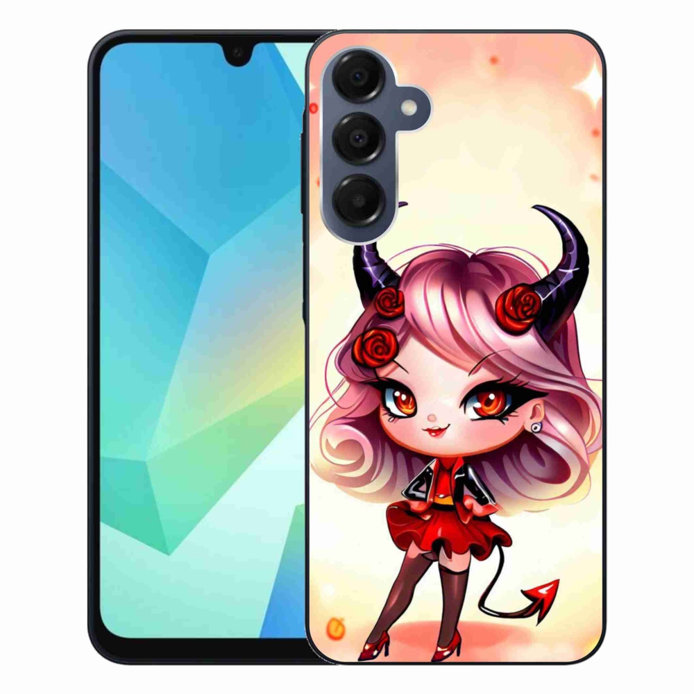 Gelový kryt mmCase na Samsung Galaxy A16 4G/5G - kreslená čertice
