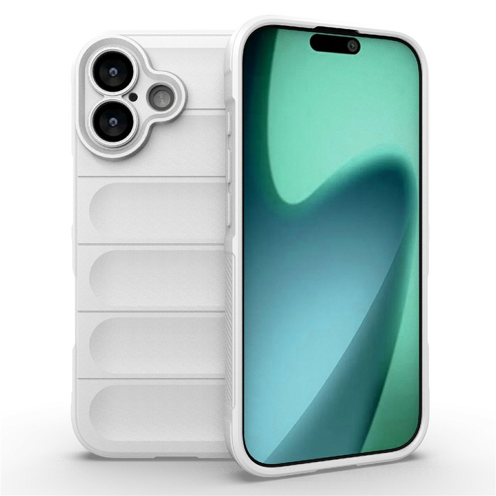 Rugg odolný gelový obal na iPhone 17 - bílý