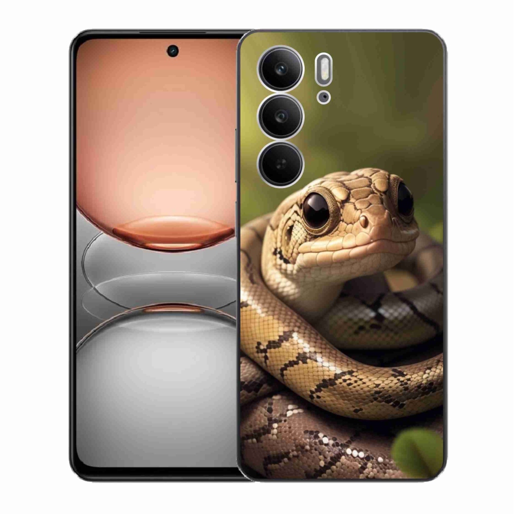 Gelový kryt mmCase na Realme C75 - had 1