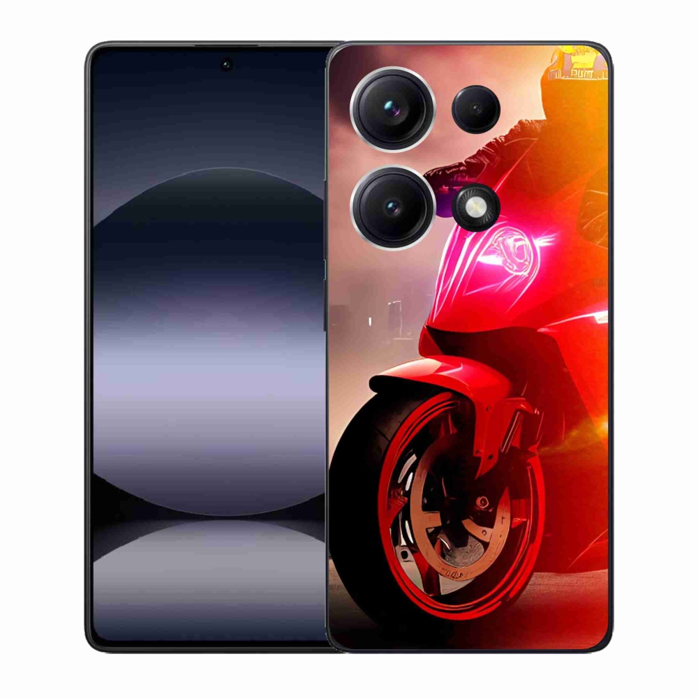 Gelový kryt mmCase na Xiaomi Redmi Note 14S - motorka