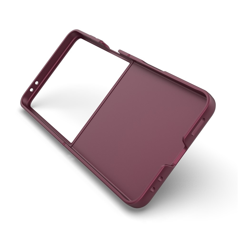 Rugg odolný gelový obal na Samsung Galaxy Z Flip7 5G - vínový