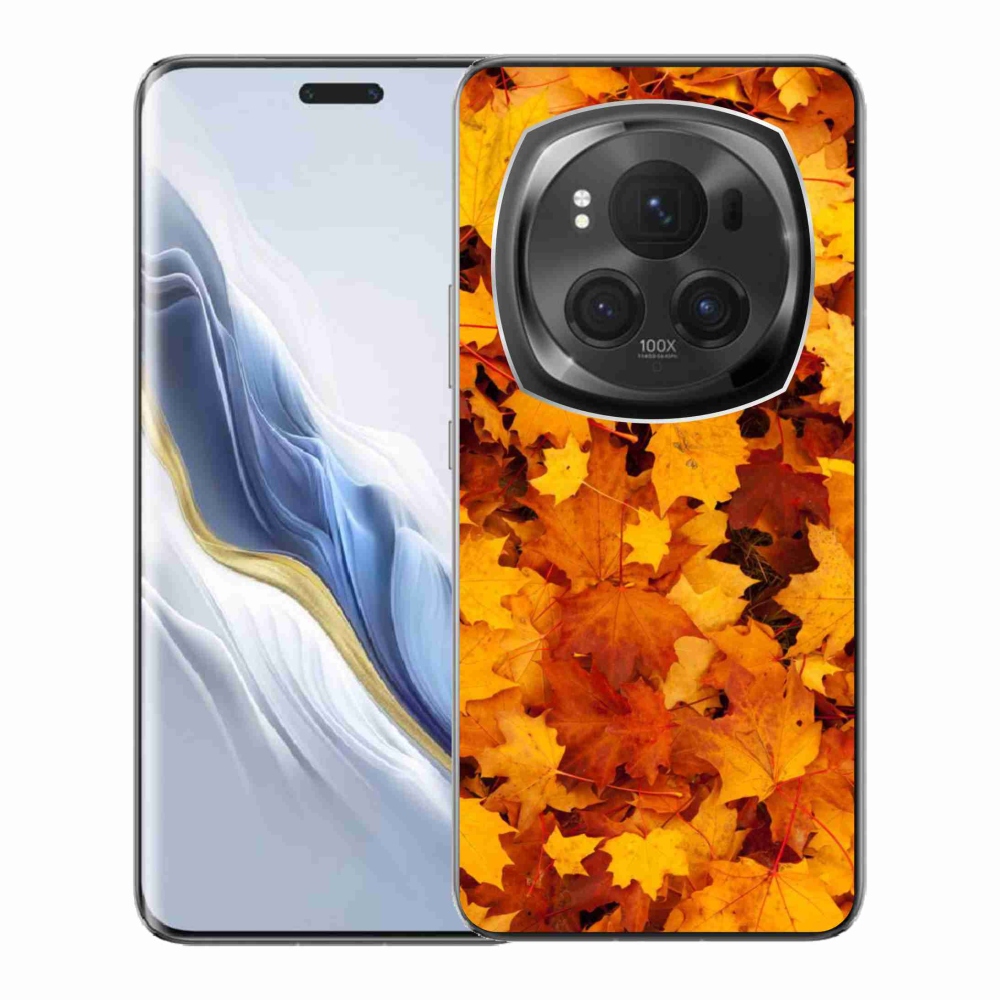 Gelový kryt mmCase na Honor Magic 6 Pro 5G - javorové listy