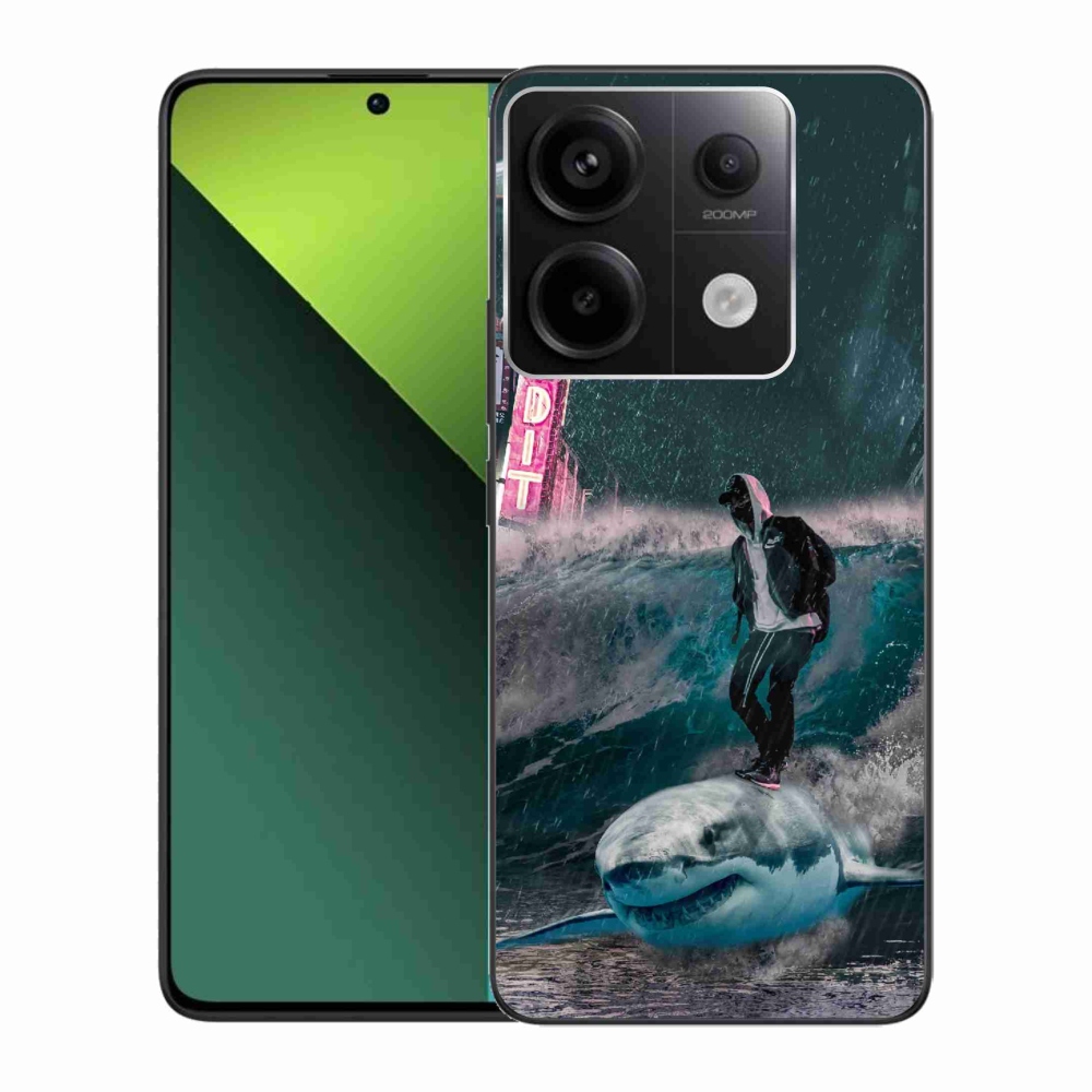 Gelový kryt mmCase na Xiaomi Redmi Note 13 Pro 5G/Poco X6 5G - žralok