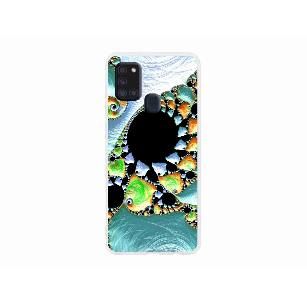 Gelový kryt mmCase na Samsung Galaxy A21s - abstraktní motiv 21