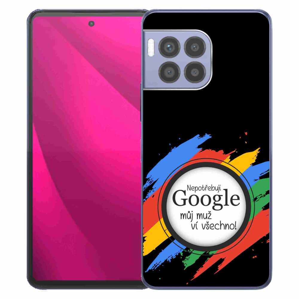 Gelový kryt mmCase na T-Mobile T Phone 2 Pro - muž ví všechno černé pozadí