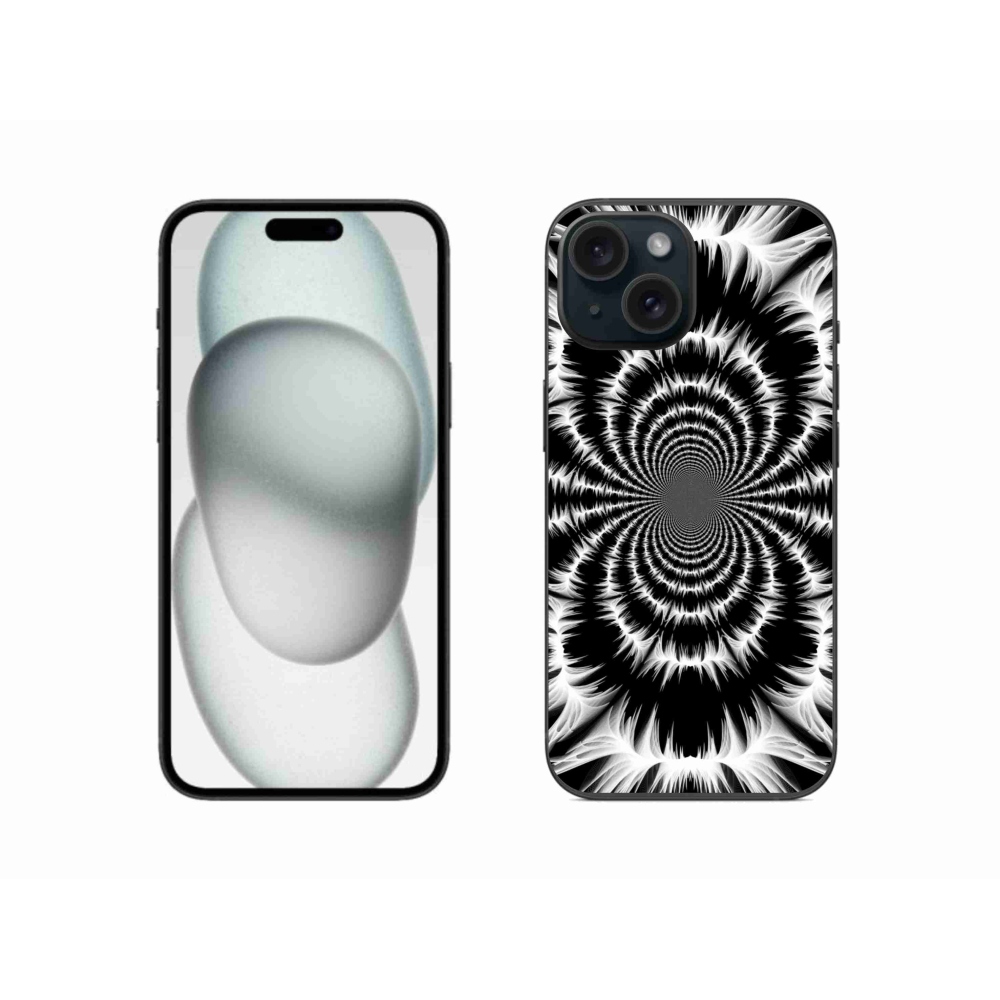 Gelový kryt mmCase na iPhone 15 - abstrakt 23