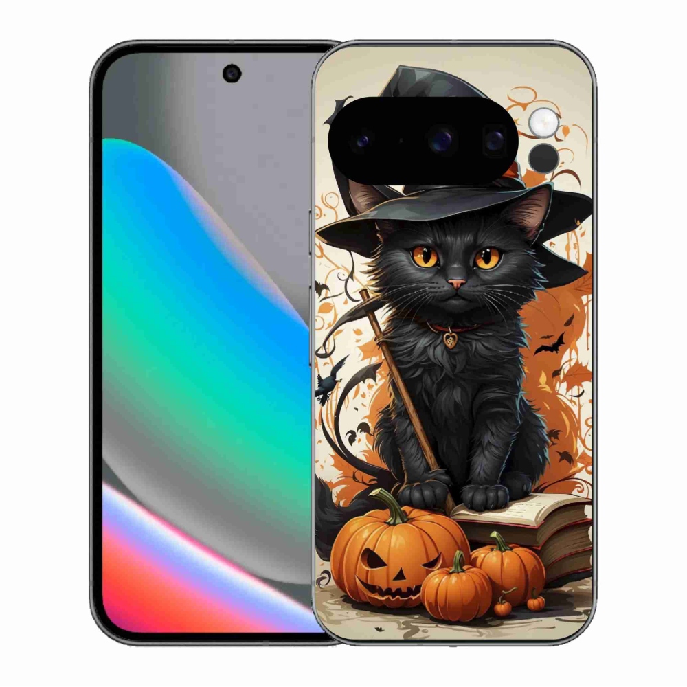 Gelový kryt mmCase na Google Pixel 10 Pro - kocour čaroděj