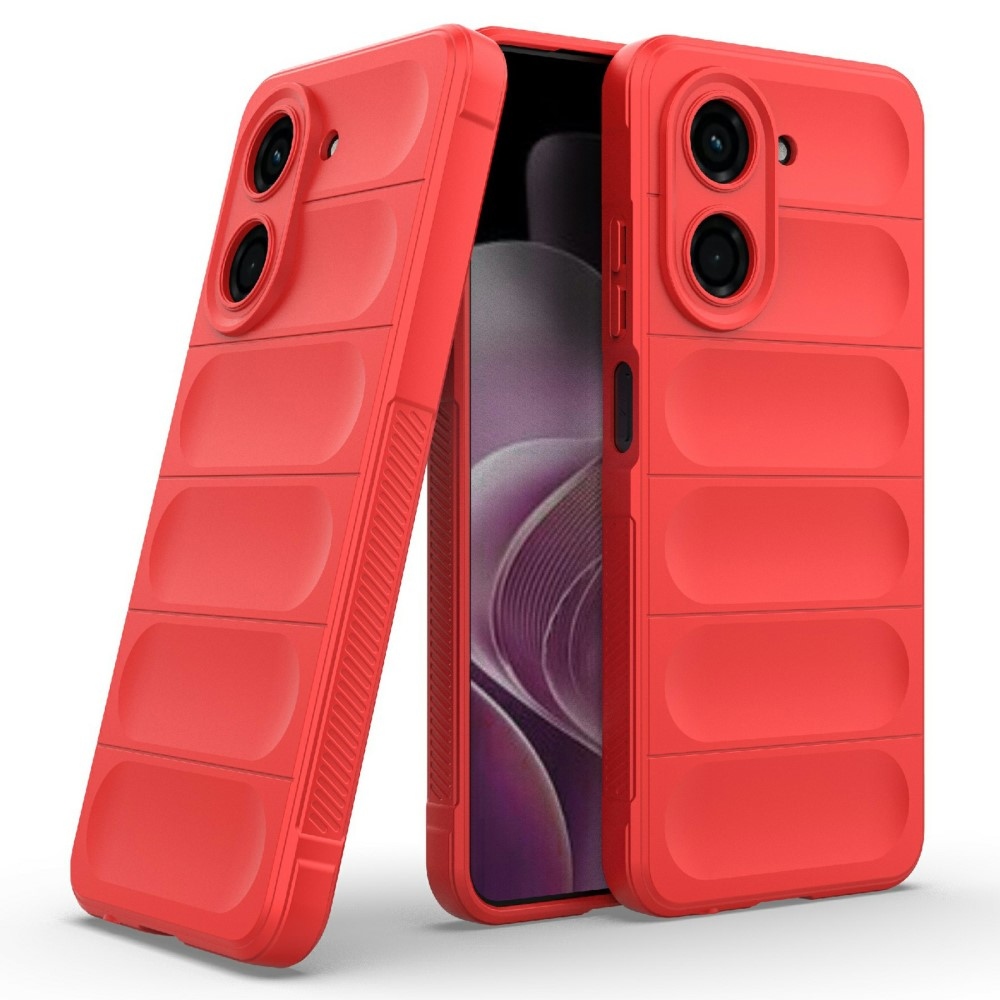 Rugg odolný gelový obal na Xiaomi Redmi A5 (171.7x77.8x8.3mm) - červený