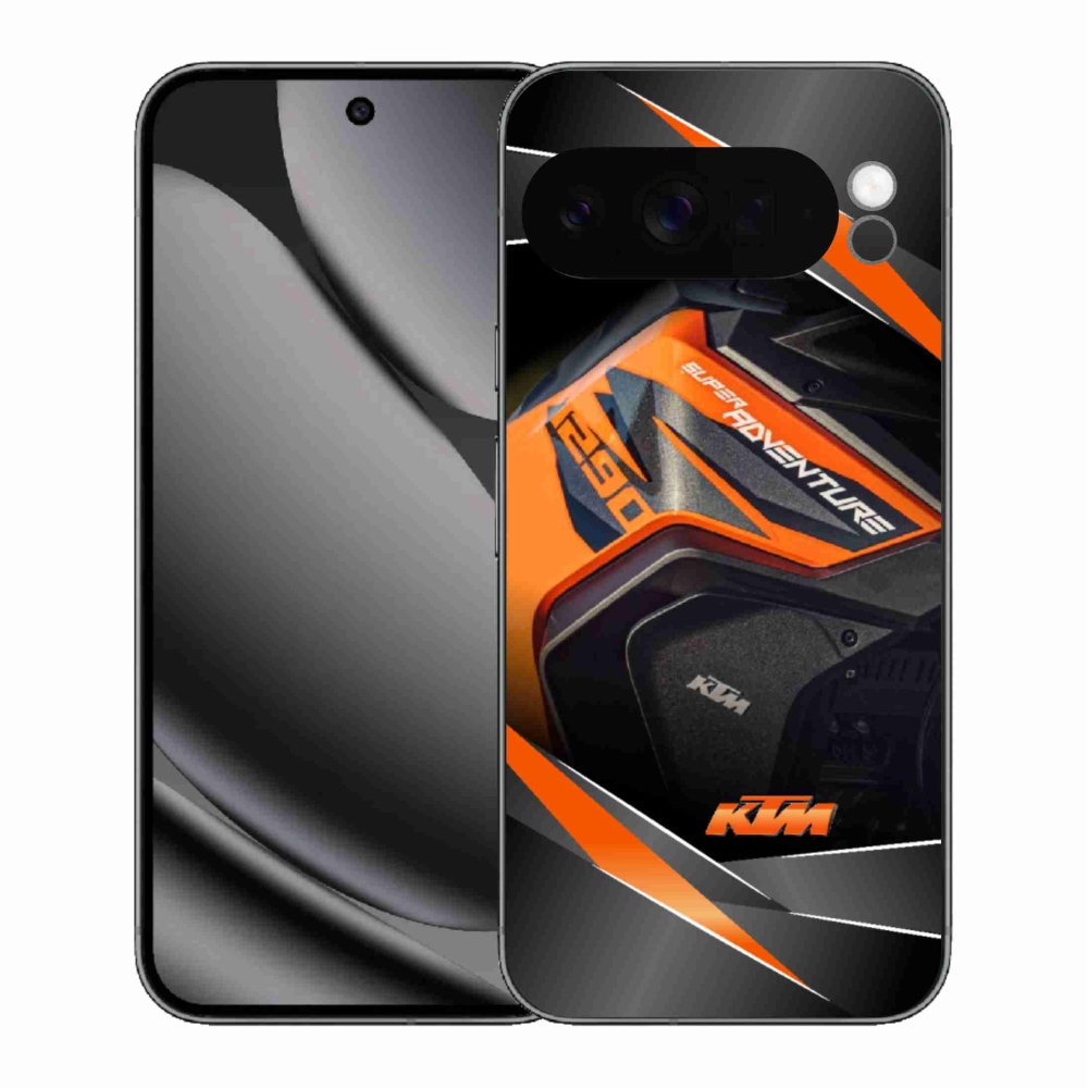 Gelový kryt mmCase na Google Pixel 10 Pro XL - motorka ktm