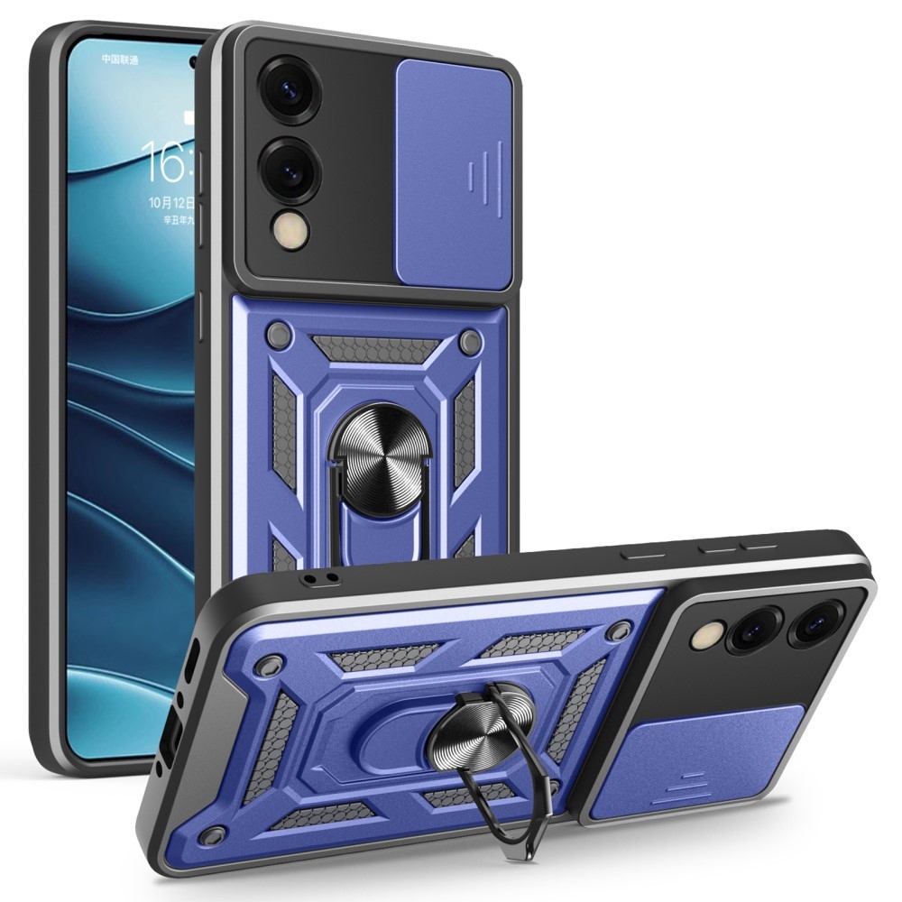 Slide odolný kryt na Samsung Galaxy S25 Edge - modrý
