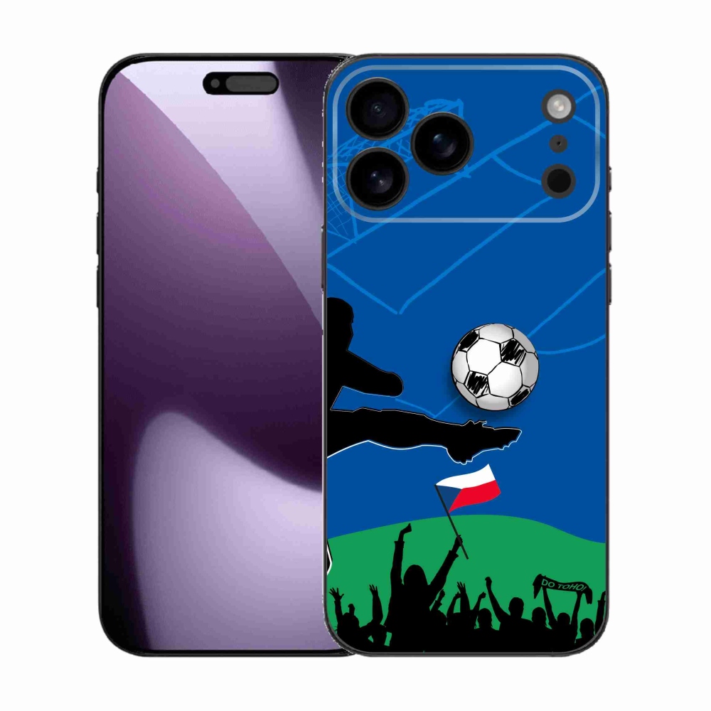 Gelový kryt mmCase na iPhone 17 Pro Max - fanoušci fotbalu