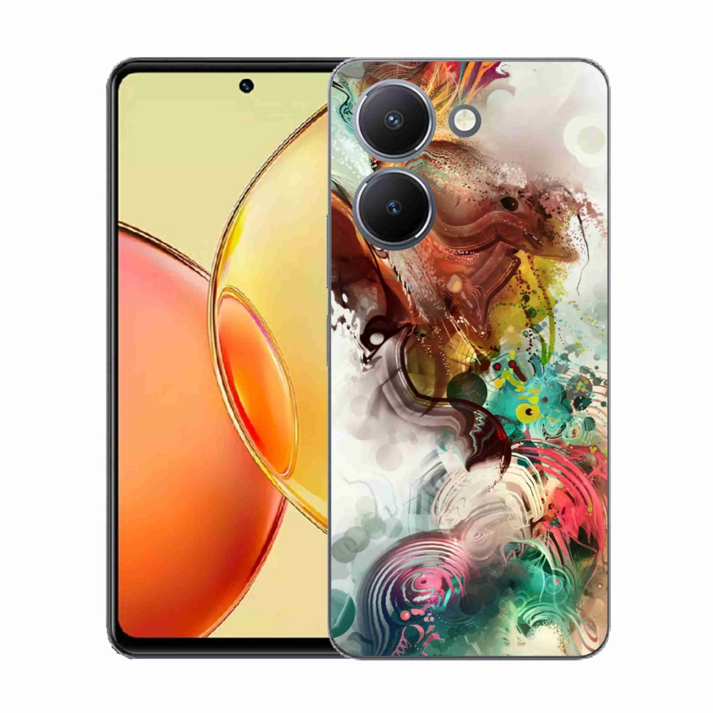 Gelový kryt mmCase na Vivo Y36 - abstrakt 1