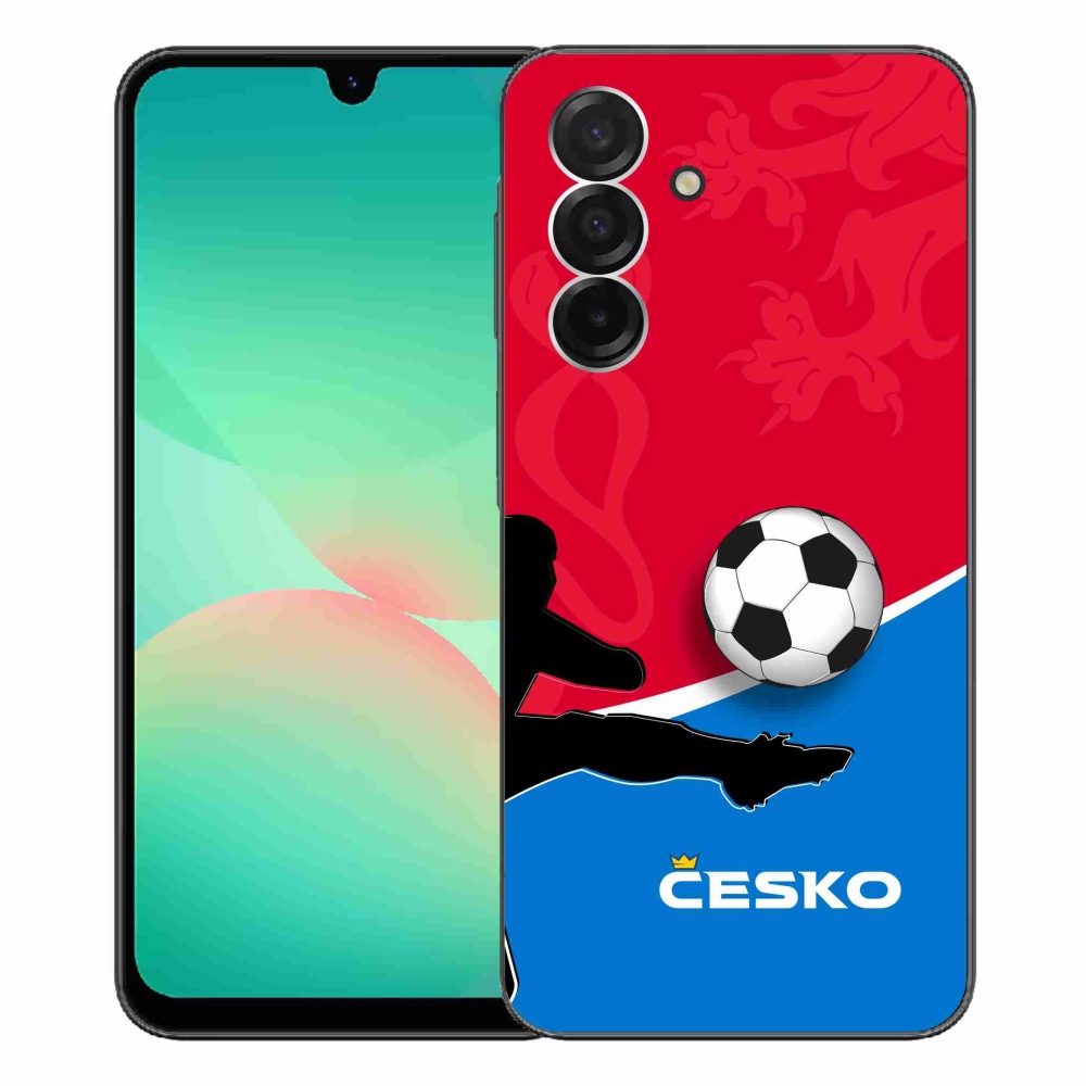 Gelový kryt mmCase na Samsung Galaxy A26 5G - fotbal Česko 2