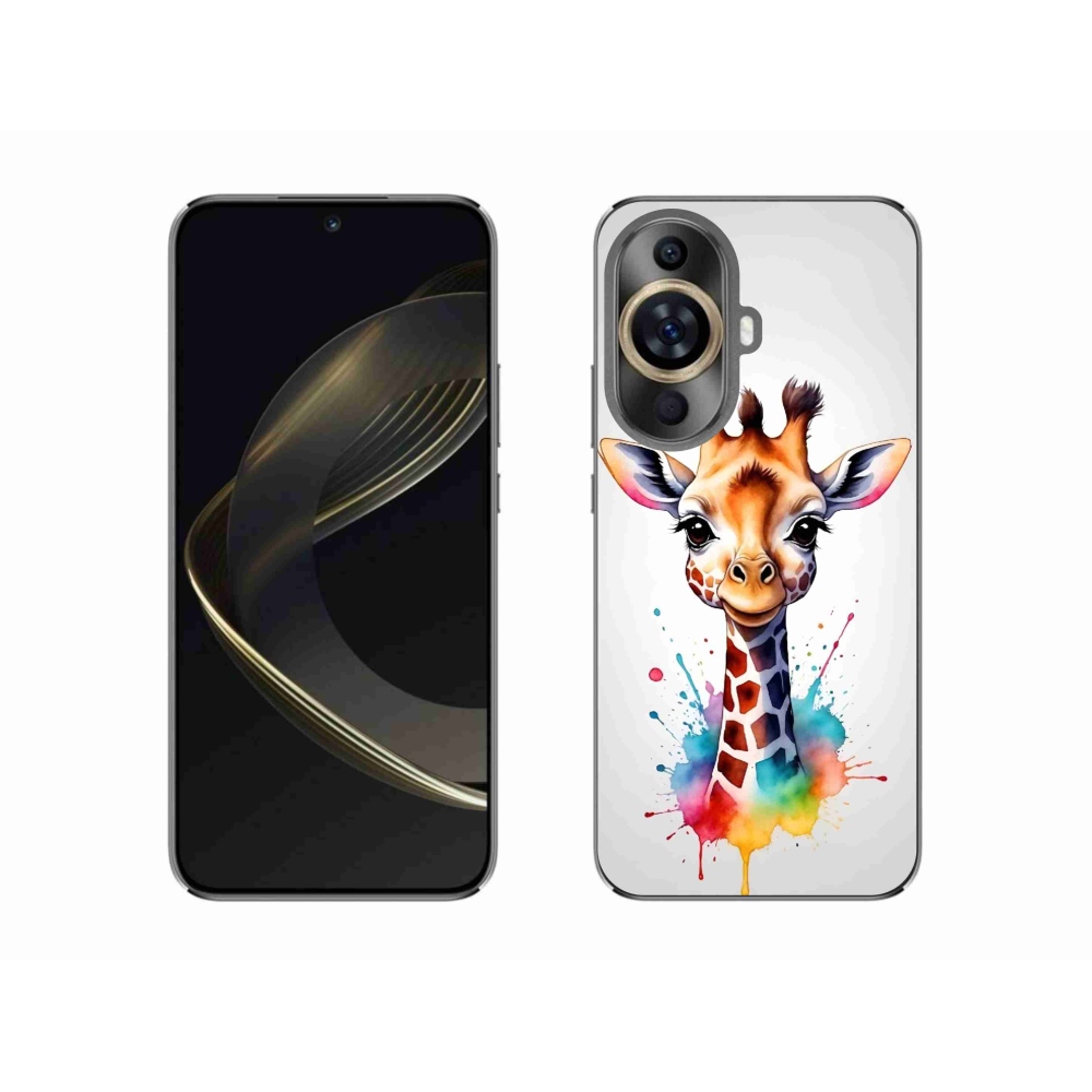 Gelový kryt mmCase na Huawei Nova 11 - žirafa 1